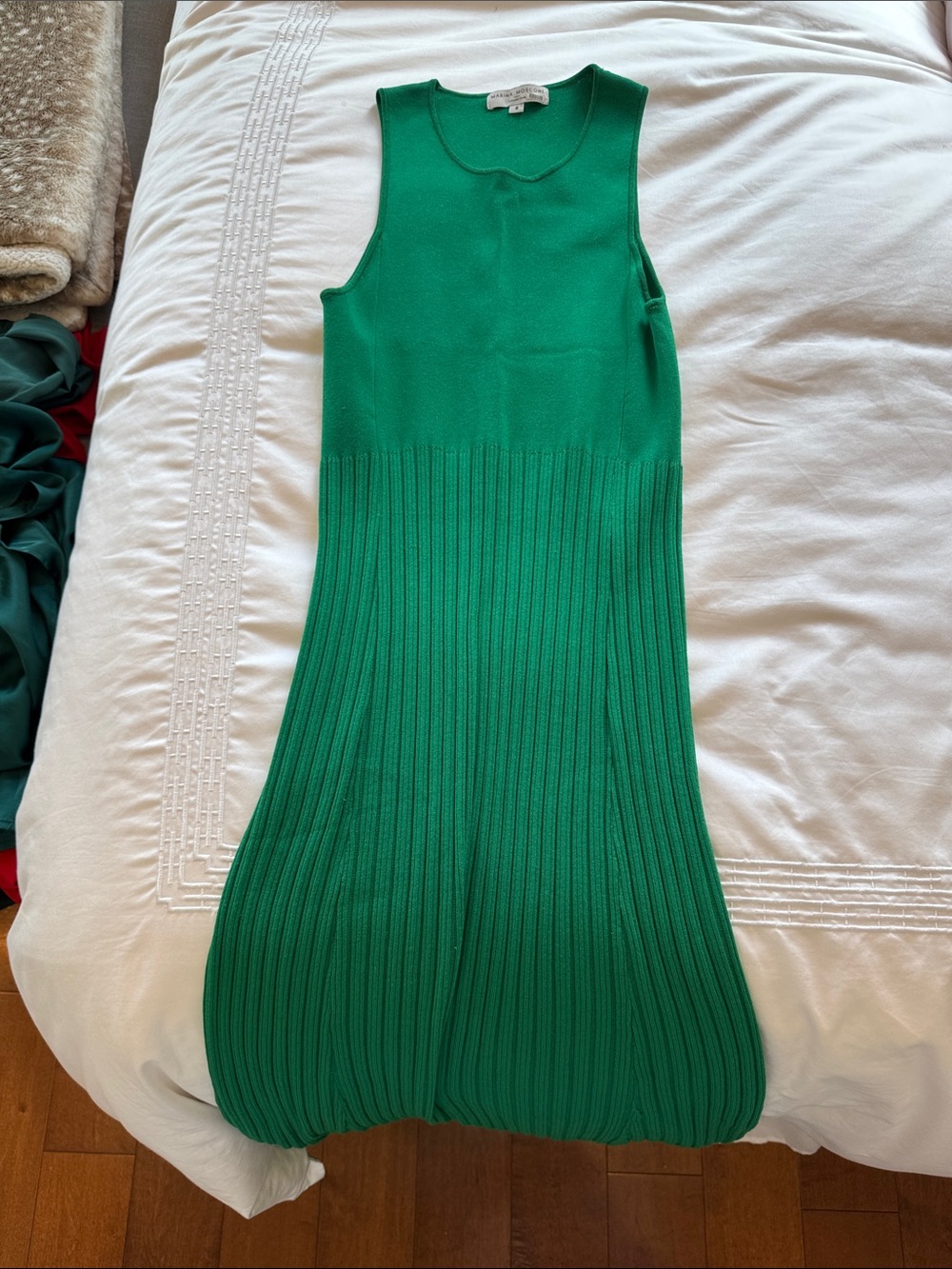 Sleeveless Green Maxi Dress